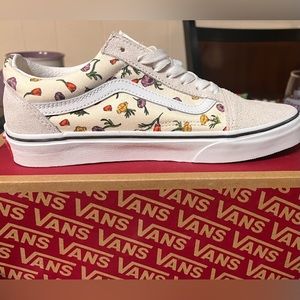 Old Skool Poppy Floral Cream Vans